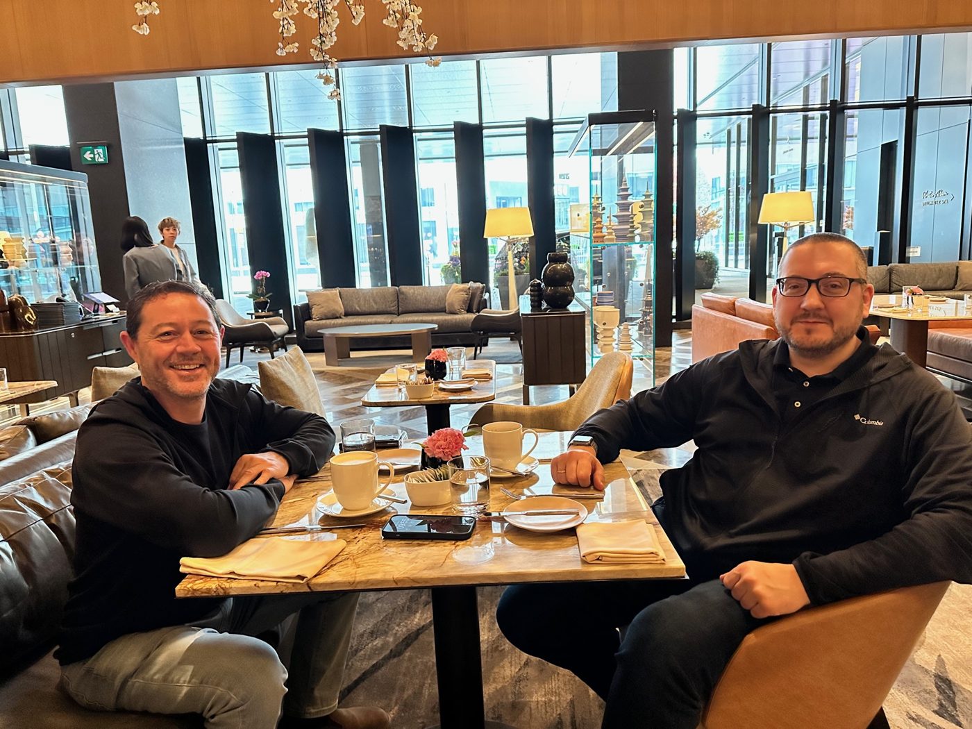 Andy and Scott at the Park Hyatt Toronto